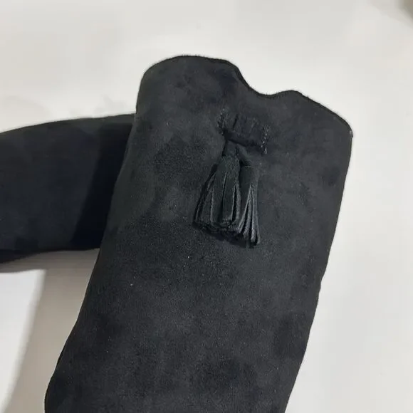 Cat & Jack Black Knee-High Boots NWOT - Picture 3 of 6